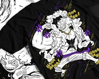 Anime-inspiriertes Unisex-T-Shirt aus schwerer Baumwolle, Grafik-T-Shirt, coole Kleidung, Geschenk für Anime-Fans, einzigartiges Kleidungsstück, Freizeitkleidung