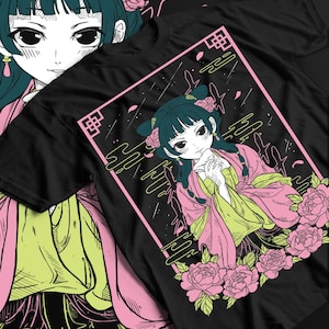 kusuriya Apothecary Diaries Graphic Tee - Perfect for Anime Lovers, Unisex Cotton Shirt for Events, Casual Wear, Gift for Fans, Cosplay