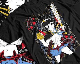 Unisex Kill La Kill Ryuko Matoi Anime T-shirt, Manga Waifu Koszulka