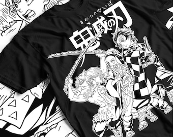 Anime T-shirt, Japans anime-shirt, cadeau anime-mangaliefhebber, T-shirt grafisch