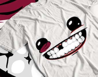 Unisex Super Meat Boy Gaming T-Shirt, Indie Shirt