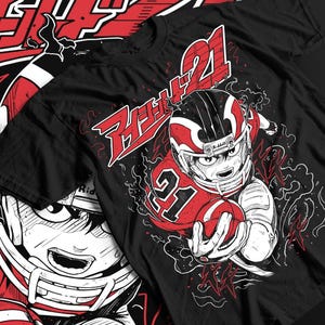 Manga Tshirt, Japanischer Fußballspieler Tshirt, Fußball Anime Tshirt, Grafik Anime Unisex Shirt