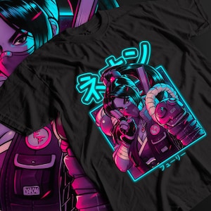 Unisex Gaming T-Shirt, Retro Anime Waifu Shirt