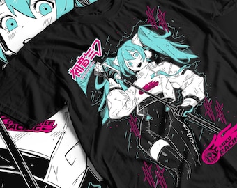 未開封 初音ミク グラフィックTシャツ ブラック Lサイズ 「VOCALOID」 初音ミク Tシャツ、アニメガール、かわいいTシャツ、Project DIVA