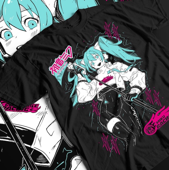 初音ミク Tシャツ、アニメガール、かわいいTシャツ、Project DIVA