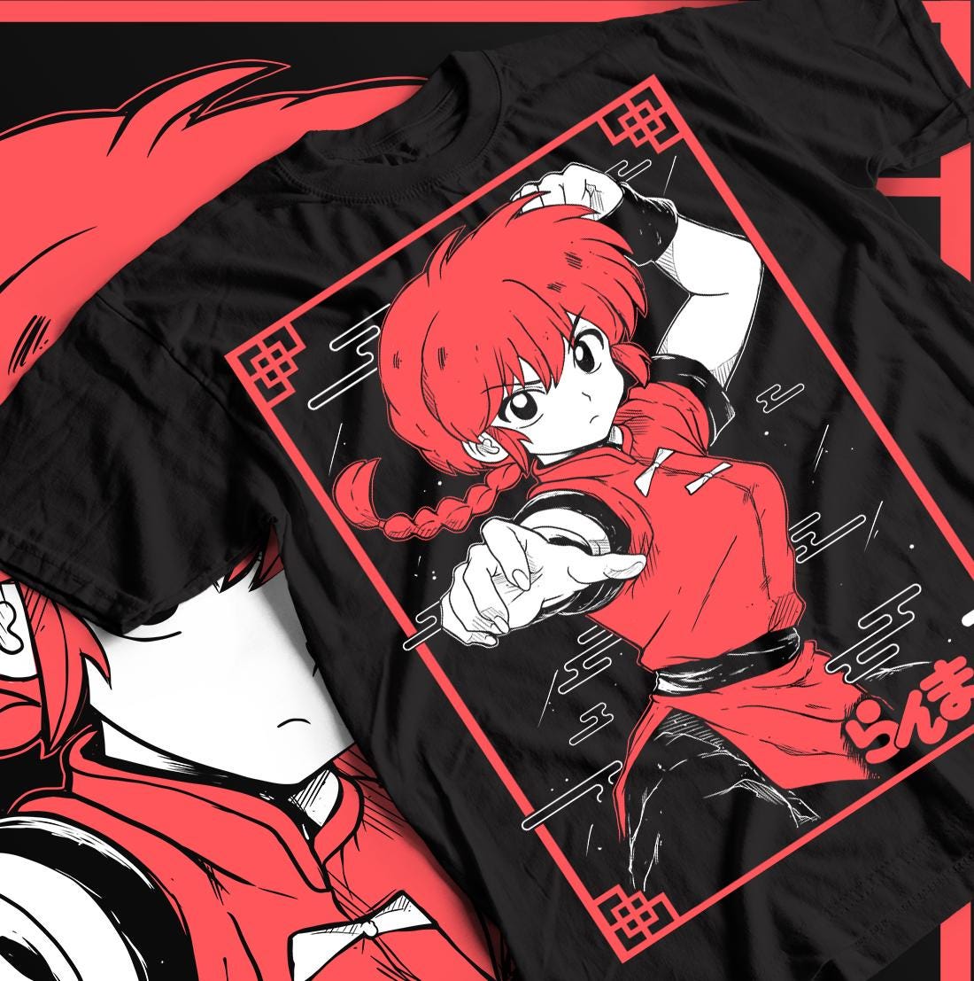 Unisex Heavy Cotton Shirt, Japanese Animation Top, Cosplay Gift, Anime Fan Apparel,