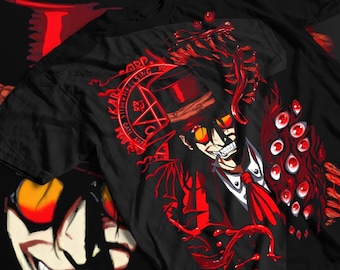 Unisex Ultimate Vampire Shirt, Vampire Hoodie, Anime Hellsing Shirt, Alucard Hellsing Hoodie, Hellsing shirt, Pentagram Hoodie, Hellsing Tee