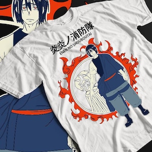Unisex, Benimaru Shinmon T Shirt, Fire Force Shirt, Shinra Kusakabe Shirt, Enen no Shouboutai, Anime Shirt, Manga Shirt, Akitaru Obi, Maki
