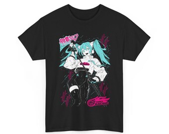 初音ミク Tシャツ、アニメガール、かわいいTシャツ、Project DIVA
