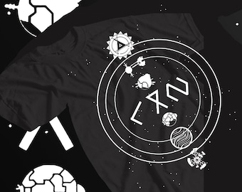 Unisex Outer Wilds Gaming-t-shirt, indiespel, indie-videospelströja