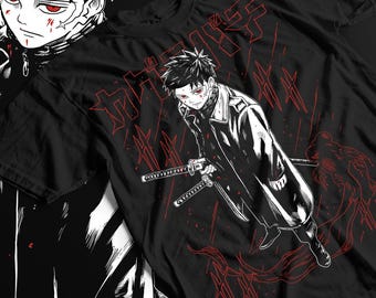 Held Anime Unisex T-Shirt aus schwerer Baumwolle - Japanischer Anime Liebhaber Geschenk, Manga Fan Shirt, Cosplay Kostüm T-Shirt, Otaku Bekleidung, Anime Convention