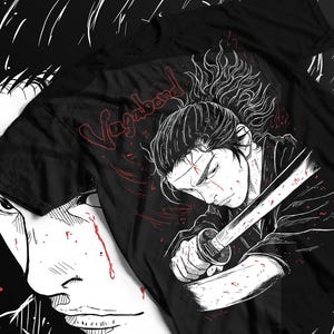 Unisex Vagabond Manga T-Shirt, Miyamoto Musashi Anime Shirt