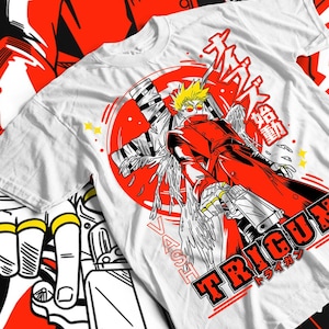 Vash Anime Unisex Tee, Cowboy Bebop Shirt, Manga Graphic Tee, Cosplay Anime Shirt, Japanese Anime Tee