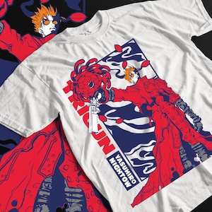 Fire Style / Streetwear / Japan Style / Unisex / 100% Cotton.Trigun