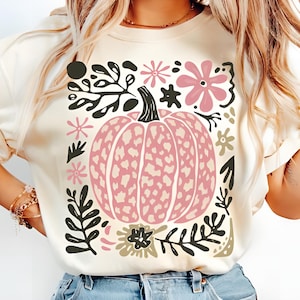 Boho Fall Pumpkin Png, Leopard Pumpkin PNG, Boho Halloween Fall T-Shirt Design, Boho Shirt PNG