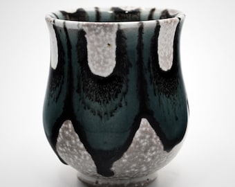 Footed Cup (Yunomi) - Soda Fired Porcelain