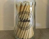 NEW SIZE larger MATCH bottle, longer Matches