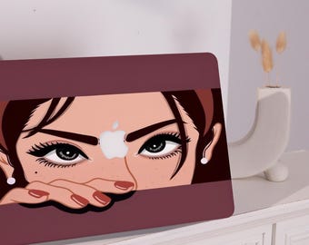 Cartoon Character Pro Mac Protective Case Personalized Name For Macbook Air 11/13/15,Macbook Pro15/16 Apple Laptop 2025 Macbook Cover