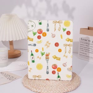 Italian Delights Personalized 360 Rotating iPad Case with Pen Slot for iPad Pro 13, Air 13 inch, iPad Pro 12 11, iPad 10 9, iPad Air 11&quot; 5 4