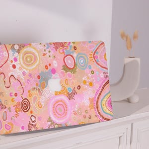 Colorful Dots Pattern Pro Mac Protective Case Personalized Name For Macbook Air 11/13/15,Pro15/16 Apple Laptop 2025 2024 Macbook Cover