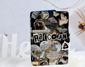 Funda para Kindle con collage de mapaches, Paperwhite 1/2/3/4, Paperwhite 6.8", Kindle 2019/2022, funda para Kindle Paperwhite, funda para Paperwhite 12.º/11.º