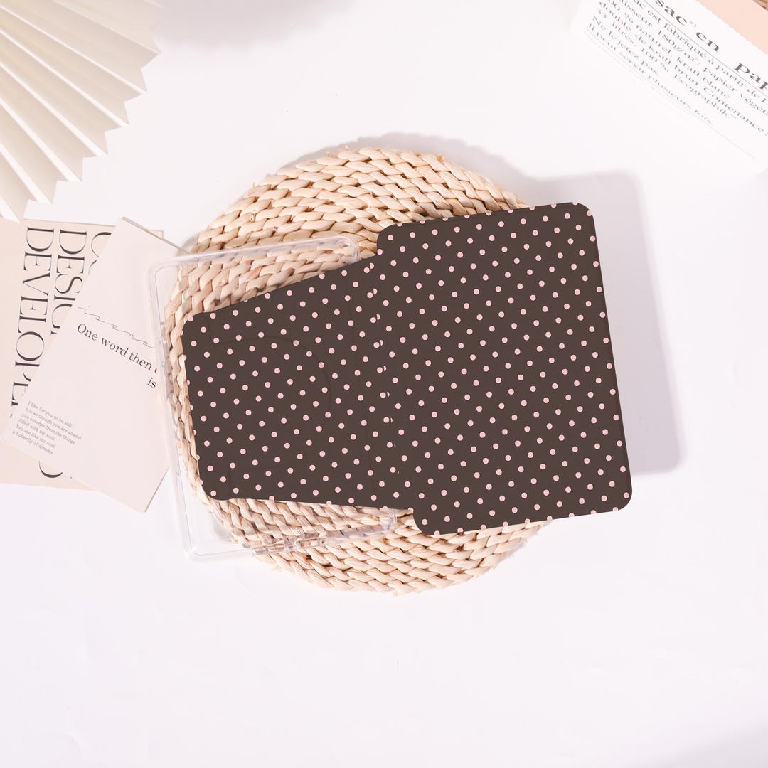 Pink Polka Dot Aesthetic Kindle Personalized 360 Rotating Case for ...