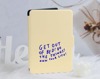 Funda personalizada amarilla para Kindle Paperwhite 1/2/3/4, Paperwhite 6.8", Kindle 2019/2022, funda para Kindle Paperwhite, funda para Paperwhite 12.º