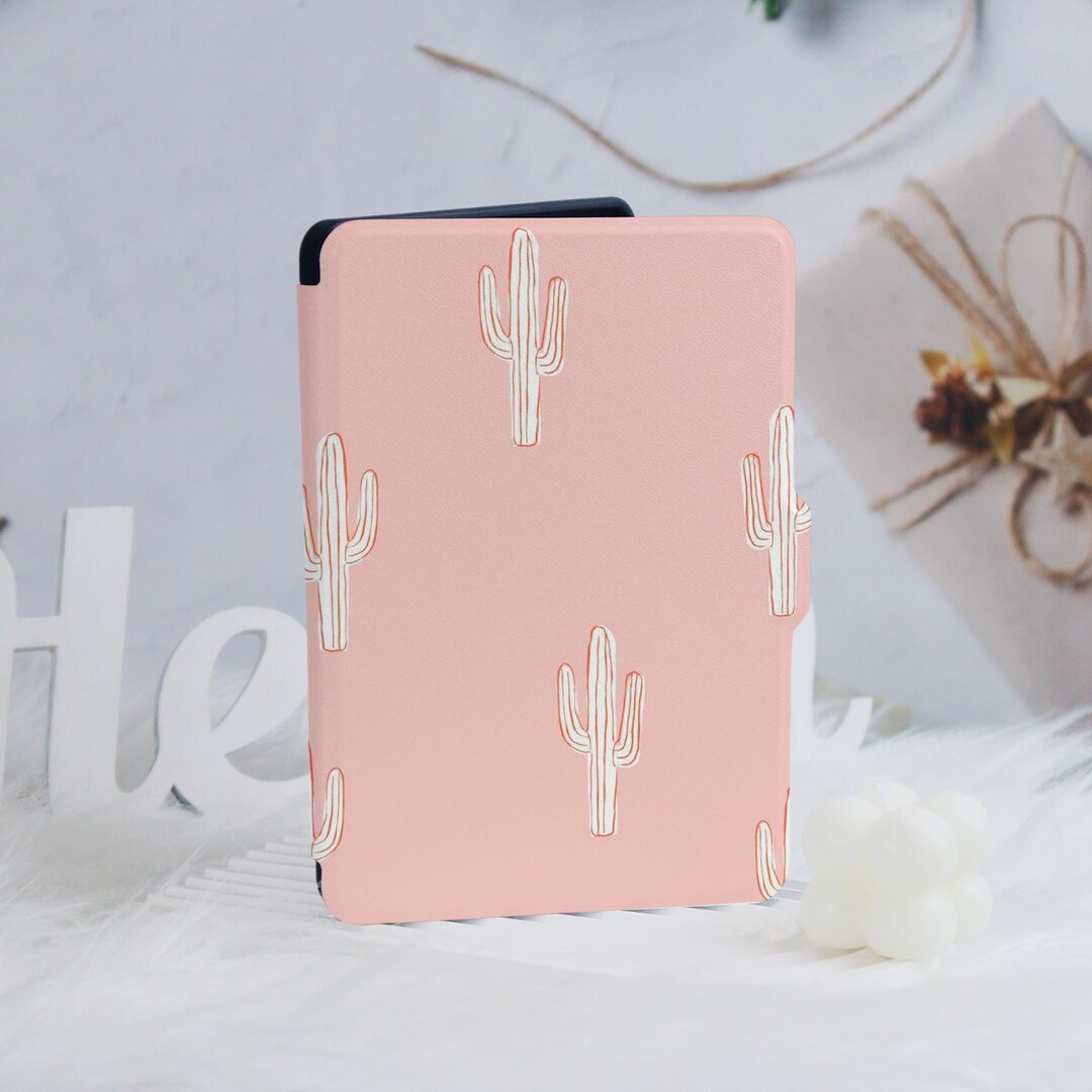 Pink Cactus Pattern Kindle Personalized Case Paperwhite 1/2/3/4 ...
