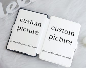 Funda Kindle personalizada con tus propias imágenes, logotipos y fotos para Paperwhite 1/2/3/4, Paperwhite 6.8, Kindle 2019/2022 y funda para Kindle Paperwhite.