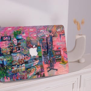 Colorful Store Art Pro Mac Protective Case Personalized Name For Macbook Air 11/13/15,Pro15/16 Apple Laptop 2025 2024 Macbook Cover