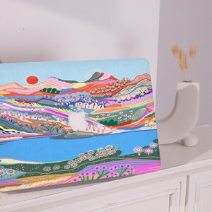 Vivid Landscape Pro Mac Protective Case Personalized Name For Macbook Air 11/13/15,Macbook Pro15/16 Apple Laptop 2025 2024 Macbook Cover