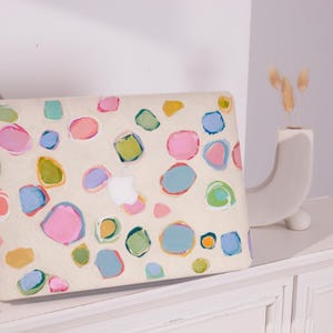 Colorful Blob Art Pro Mac Protective Case Personalized Name For Macbook Air 11/13/15,Macbook Pro15/16 Apple Laptop 2025 2024 Macbook Cover