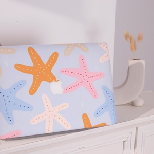 Colorful Sea Star Pro Mac Protective Case Personalized Name For Macbook Air 11/13/15,Macbook Pro15/16 Apple Laptop 2025 2024 Macbook Cover