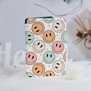 iPad 10グレー スマイリーフェイスカバー付き iPad Case 10th Gen Smiley Face - Etsy