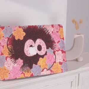 Cute Fluffy Ball Pro Mac Protective Case Personalized Name For Macbook Air 11/13/15,Macbook Pro15/16 Apple Laptop 2025 Macbook Cover