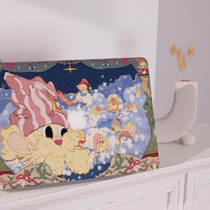 Cat Dream Pattern Pro Mac Protective Case Personalized Name For Macbook Air 11/13/15,Pro15/16 Apple Laptop 2025 2024 Macbook Cover