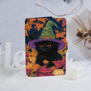 Witchy Black Cat Kindle Personalized Case Kindle Paperwhite 1/2/3/4, Paperwhite 6.8&quot;, Kindle Paperwhite Case, Kindle 2024, Kindle 11/12th