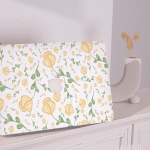 Botanical Sunshine Pro Mac Protective Case Personalized Name For Macbook Air 11/13/15,Macbook Pro15/16 Apple Laptop 2025 2024 Macbook Cover