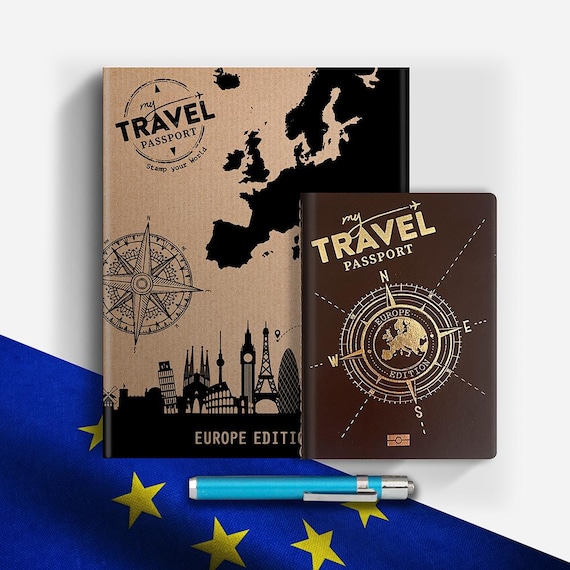 My Travel Passport Europe Edition - Etsy