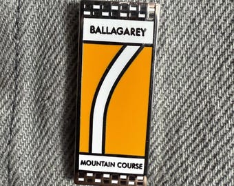 Ballagarey Isle of Man TT Mountain Course Corner Sign Pin