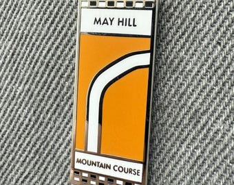 May Hill Isle of Man TT Mountain Course Corner Sign Pin