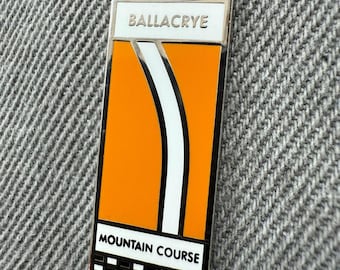 Ballacrye Isle of Man TT Mountain Course Corner Sign Pin