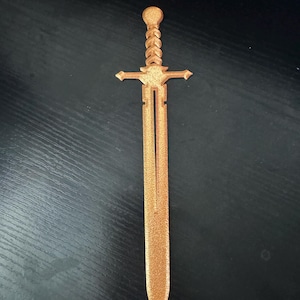 3D Printed Sword Bookmark – Fantasy Book Accessory for Readers & RPG Fans
