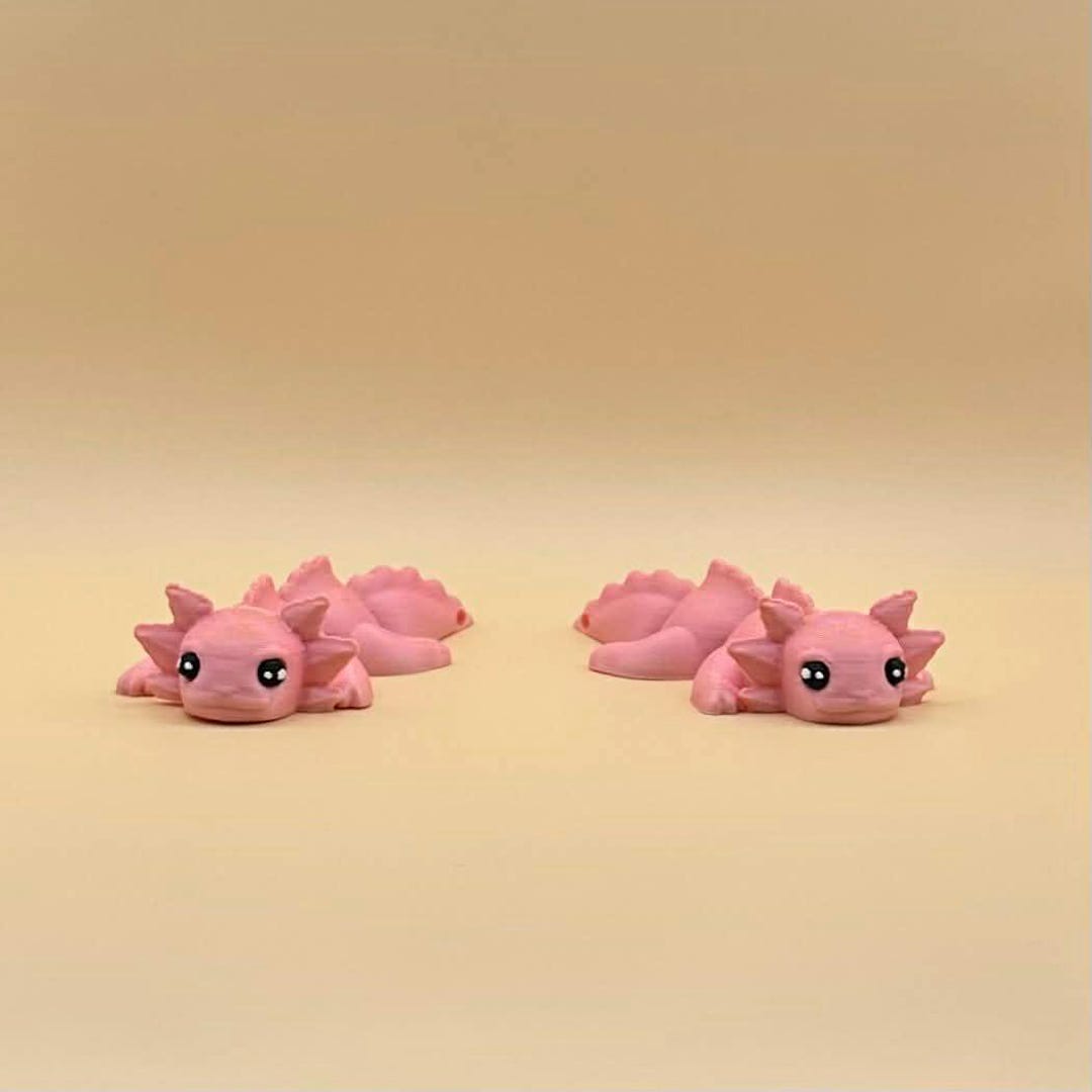 Lot De 60 Mini Figurines Axolotl En Résine Pailletée – 6 Couleurs, Taille 2,5 Cm, Pour Aquarium, Maison De Poupée Ou DIY