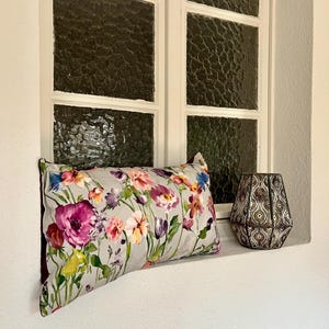 Pillow, decorative pillow, designer pillow, floral pillow, decorative pillow, cuddly pillow, sofa cushion, lounge, gift for her, Mother&#39;s Day, pillowcase