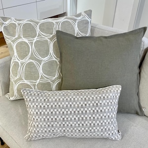 Pillow set, Wabi Sabi, sofa cushion, set of 3 cushions, decorative cushion, beige cushion cover, boho style, pillow, patterned decorative cushion, gift for mom