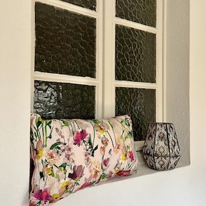 Pillow, decorative pillow, designer pillow, floral pillow, decorative pillow, cuddly pillow, sofa cushion, lounge, gift for her, Mother&#39;s Day, pillowcase