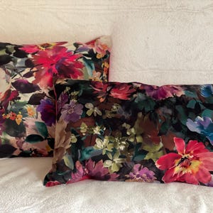 Pillow, decorative pillow, designer pillow, floral pillow, decorative pillow, cuddly pillow, sofa cushion, lounge, gift for her, Mother&#39;s Day, pillowcase