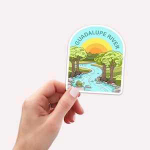 Guadalupe River Sticker, River Sticker, Texas River Sticker