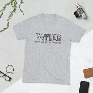 Fathor Thor Daddy Gift Dad Pop Short-Sleeve Unisex T-Shirt Father